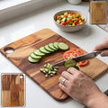 Wooden chopping and cutting board for kitchen, 10 x 14 inch (1 pc)