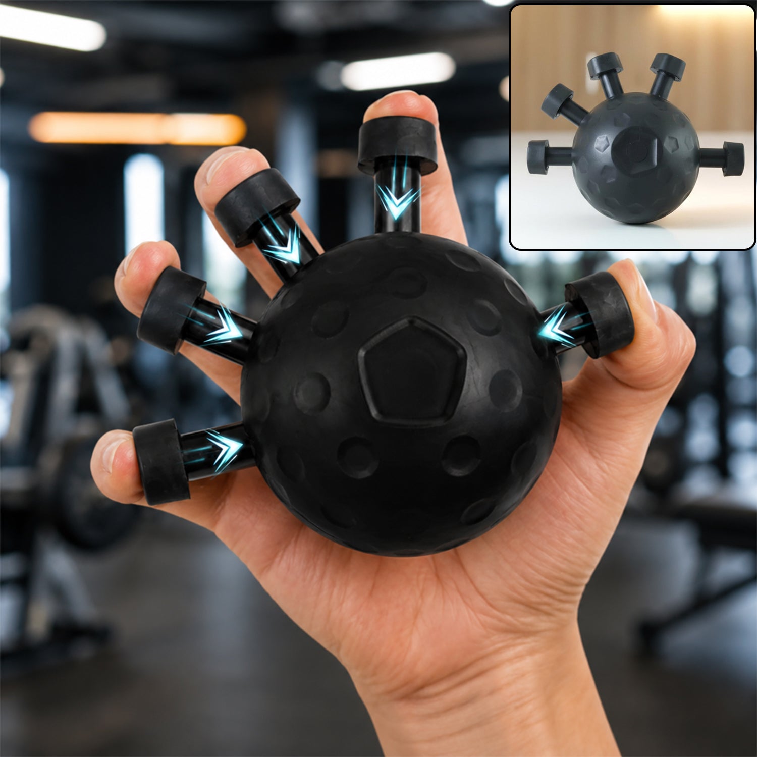 Eagle claw finger gripper, hand grip strength and wrist exerciser ball (1 pc)