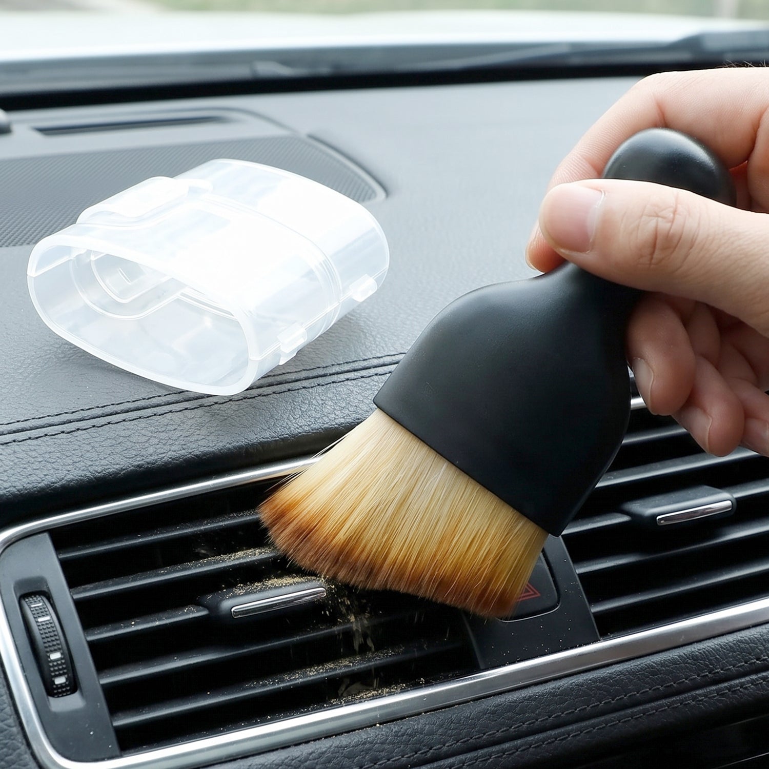 Mini Soft Car Interior Cleaning Brush – Gentle & Effective Dust Removal