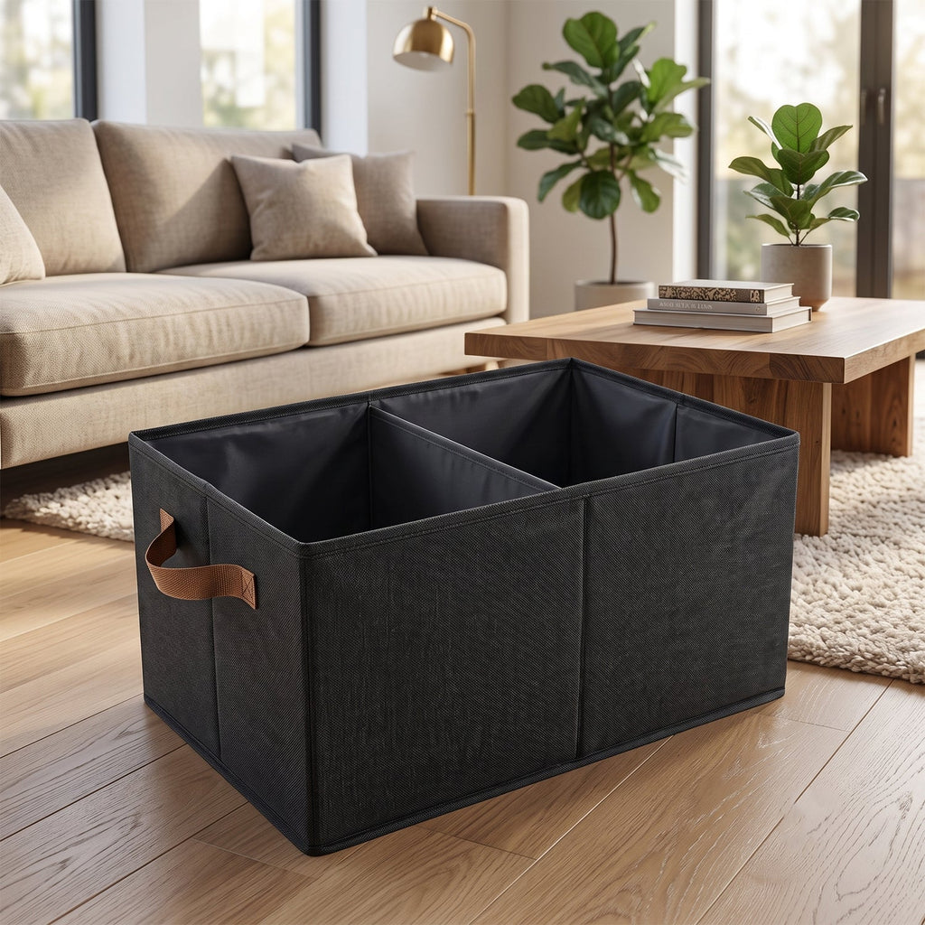 Cloth storage basket front view
