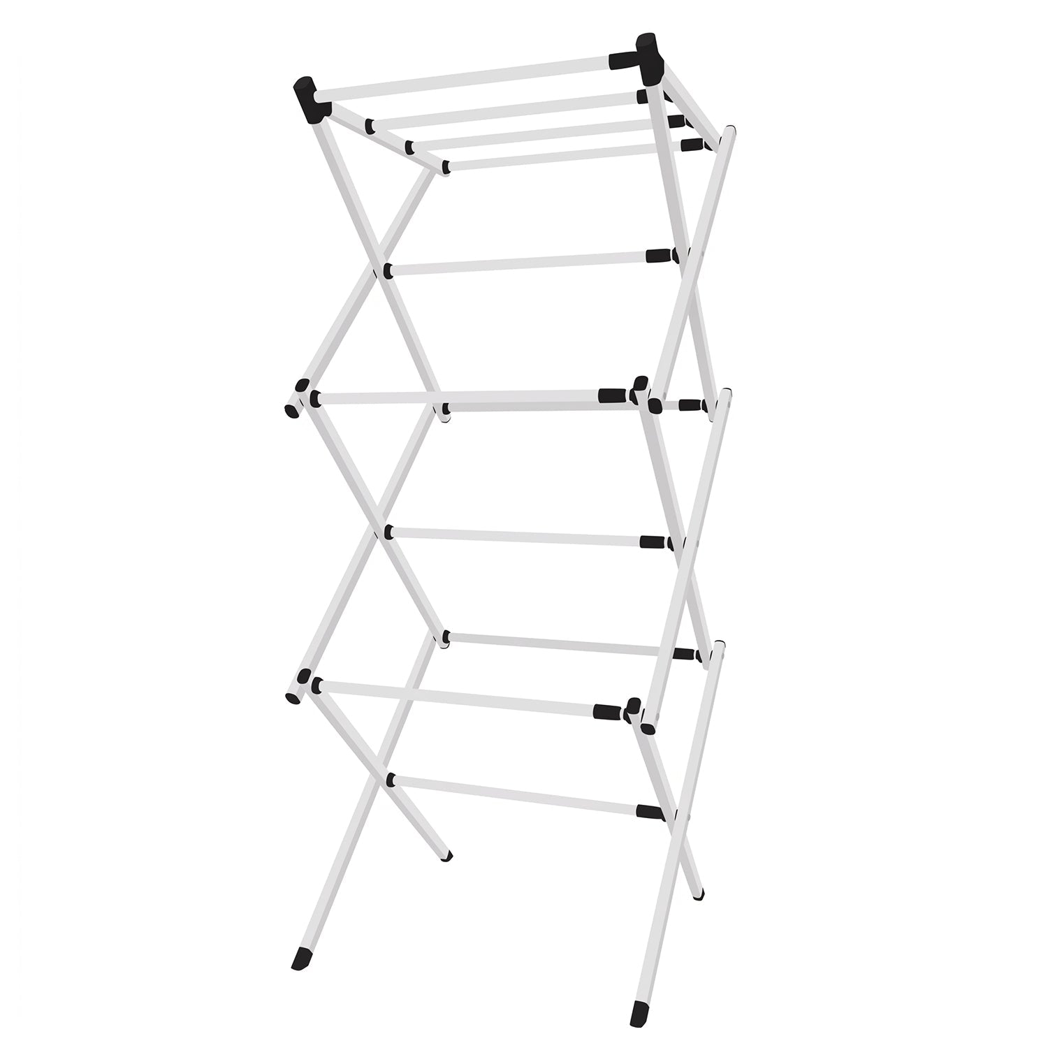 Rust resistant 3 tier clothes drying rack ideal for balconies