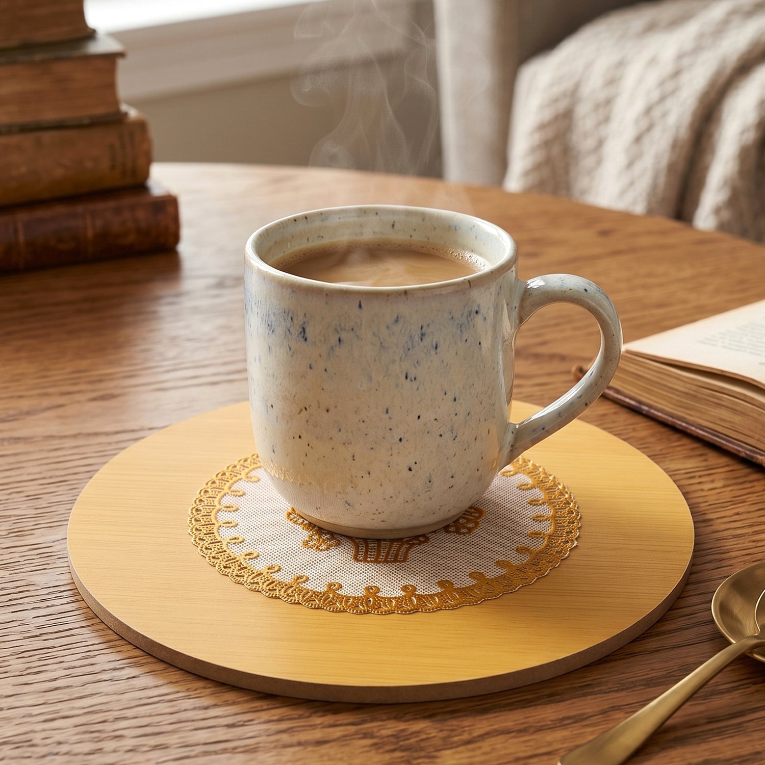Coaster cup mug use