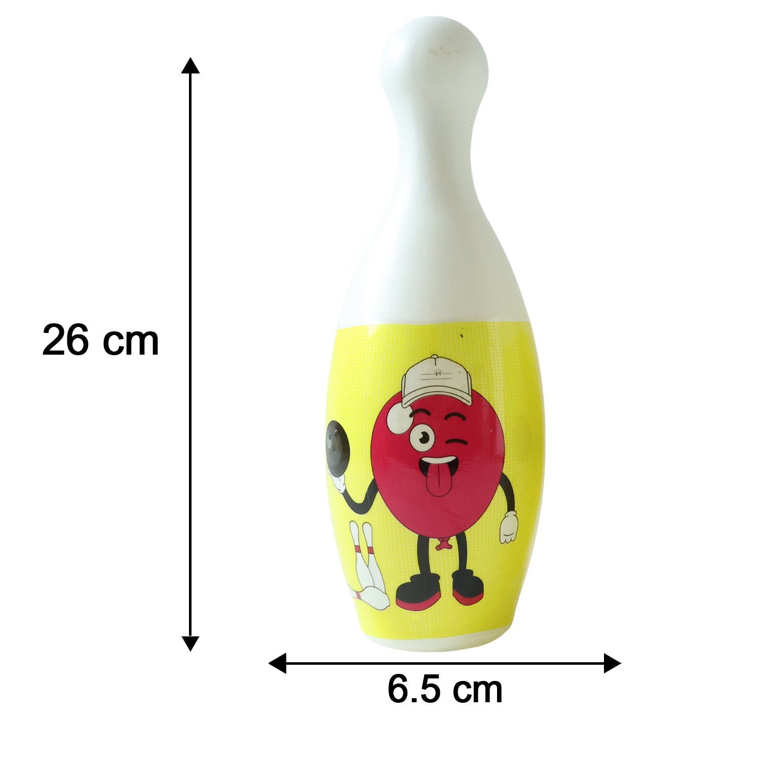 Vibrant children’s bowling set with cartoon characters in durable plastic