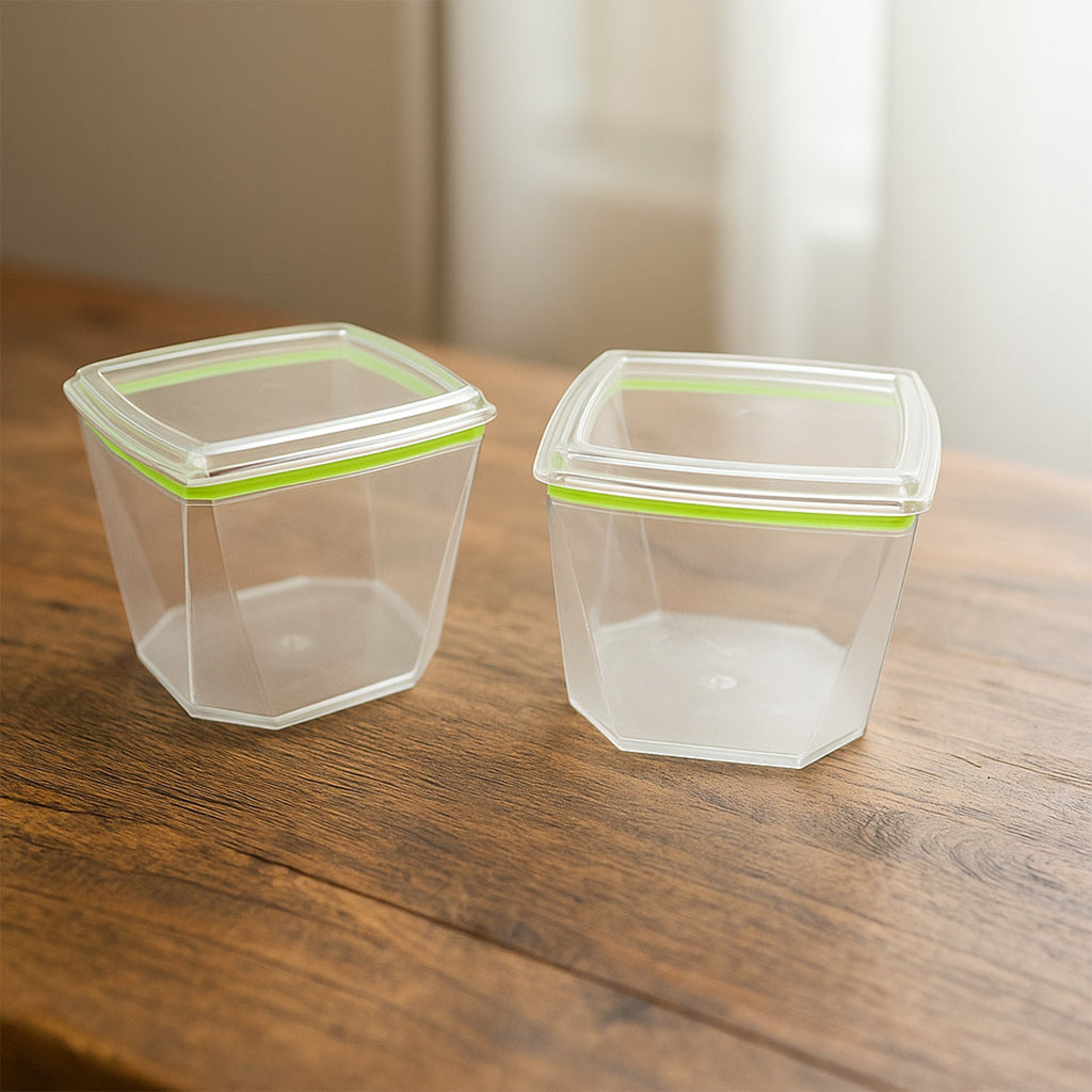 Empty 500ml BPA-free plastic food storage container