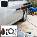 Portable cordless car washer gun kit ready for cleaning.