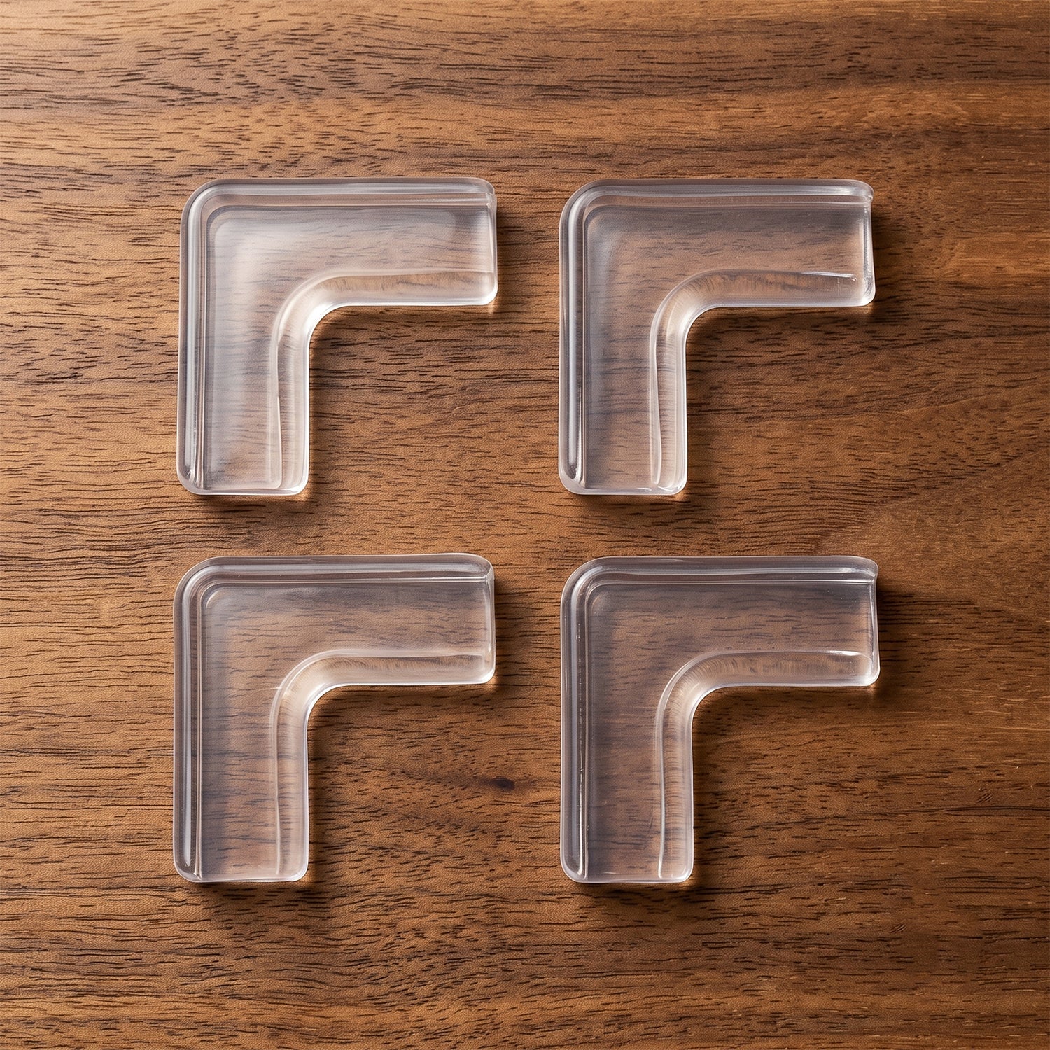 Soft corner protectors for baby safety on furniture corners