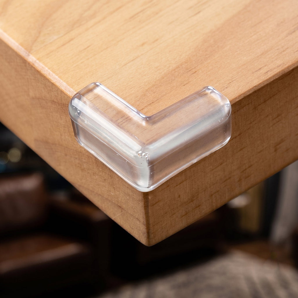 Baby proofing corner cushions for coffee tables and counters