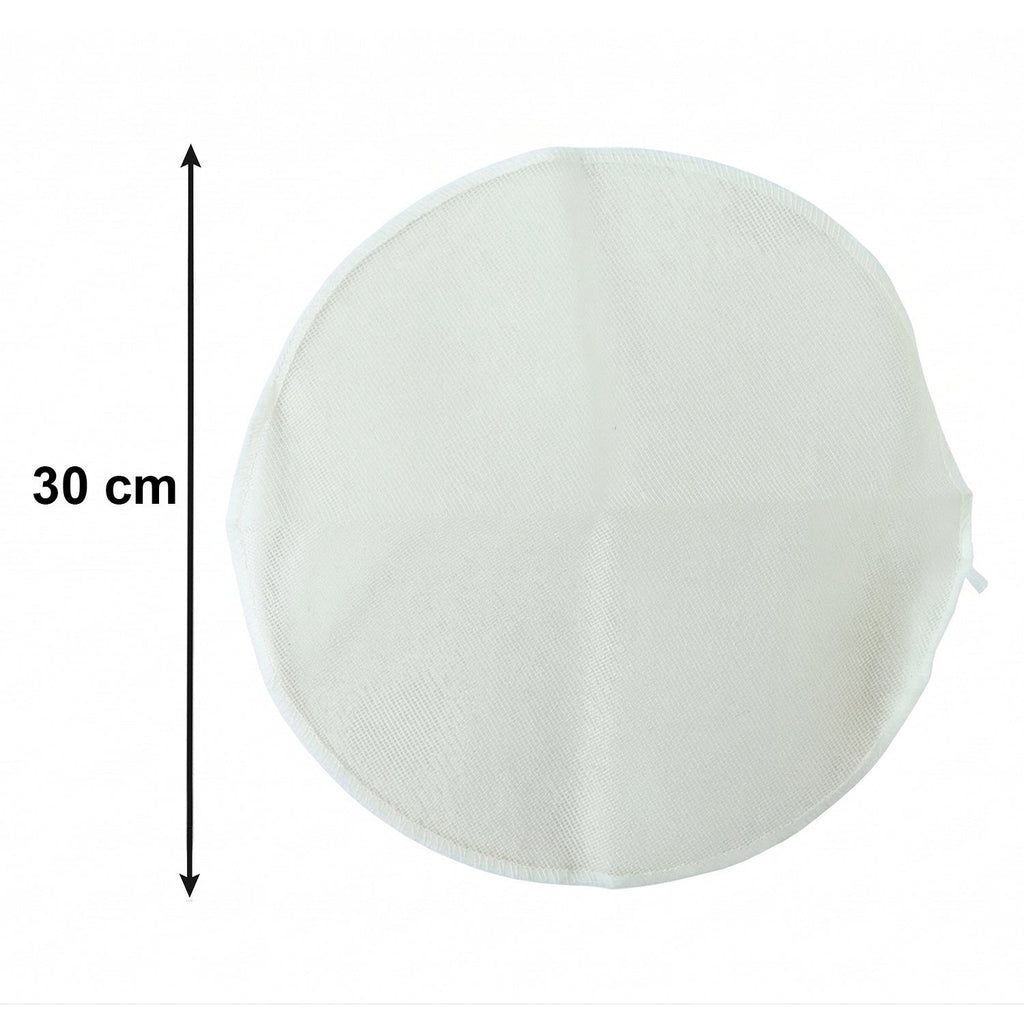 Close-up of cotton steamer liner cloth showing breathable fabric