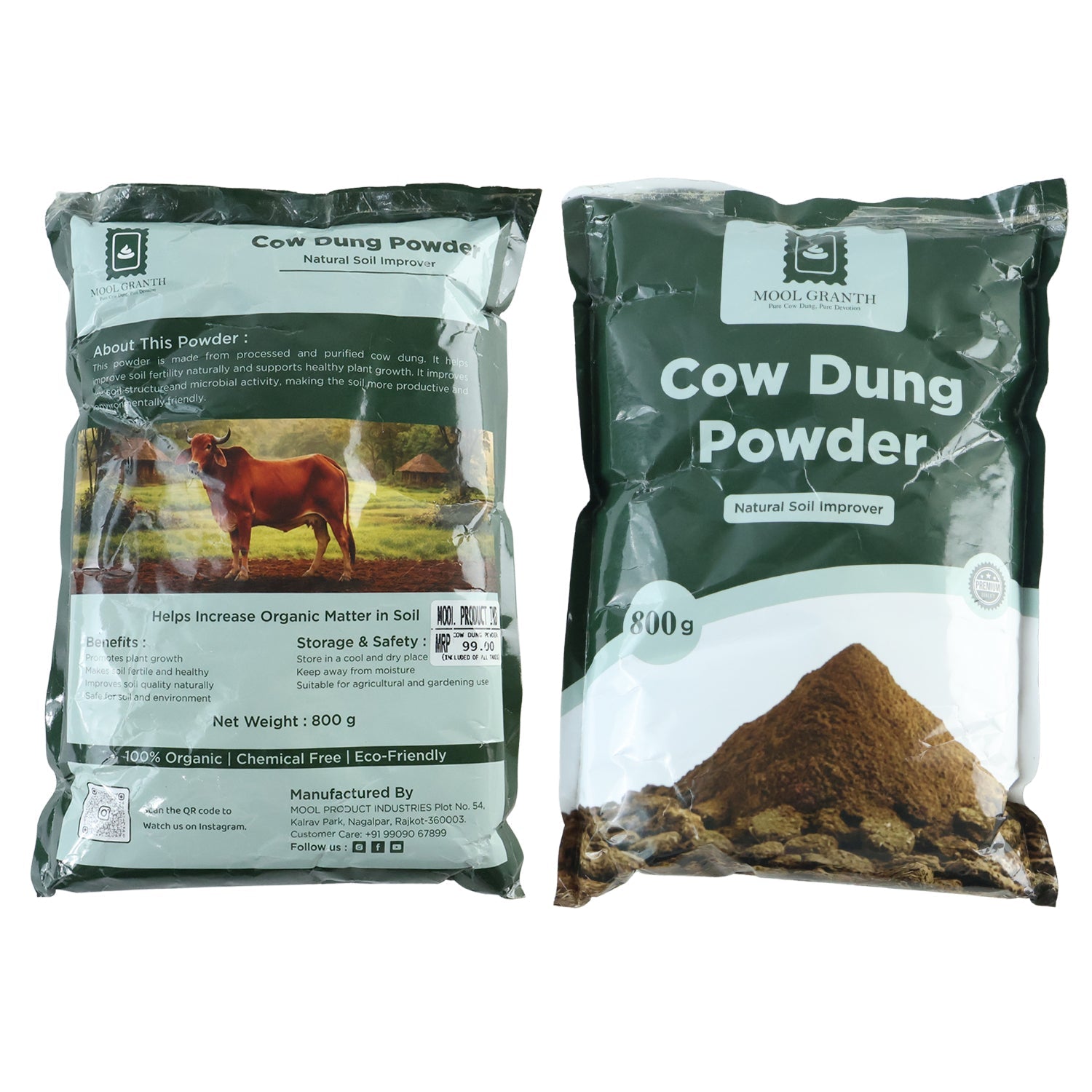 Eco friendly organic manure for home gardens and pots