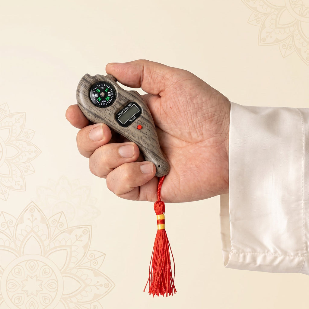 Handheld jaap counter for mantra, zikr and prayers