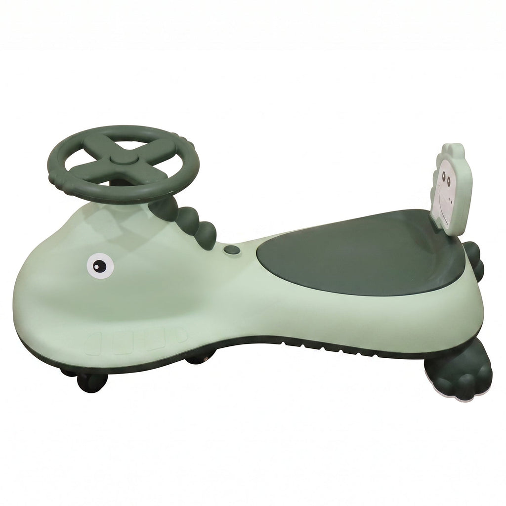 Kids ride on car with steering wheel and built in music