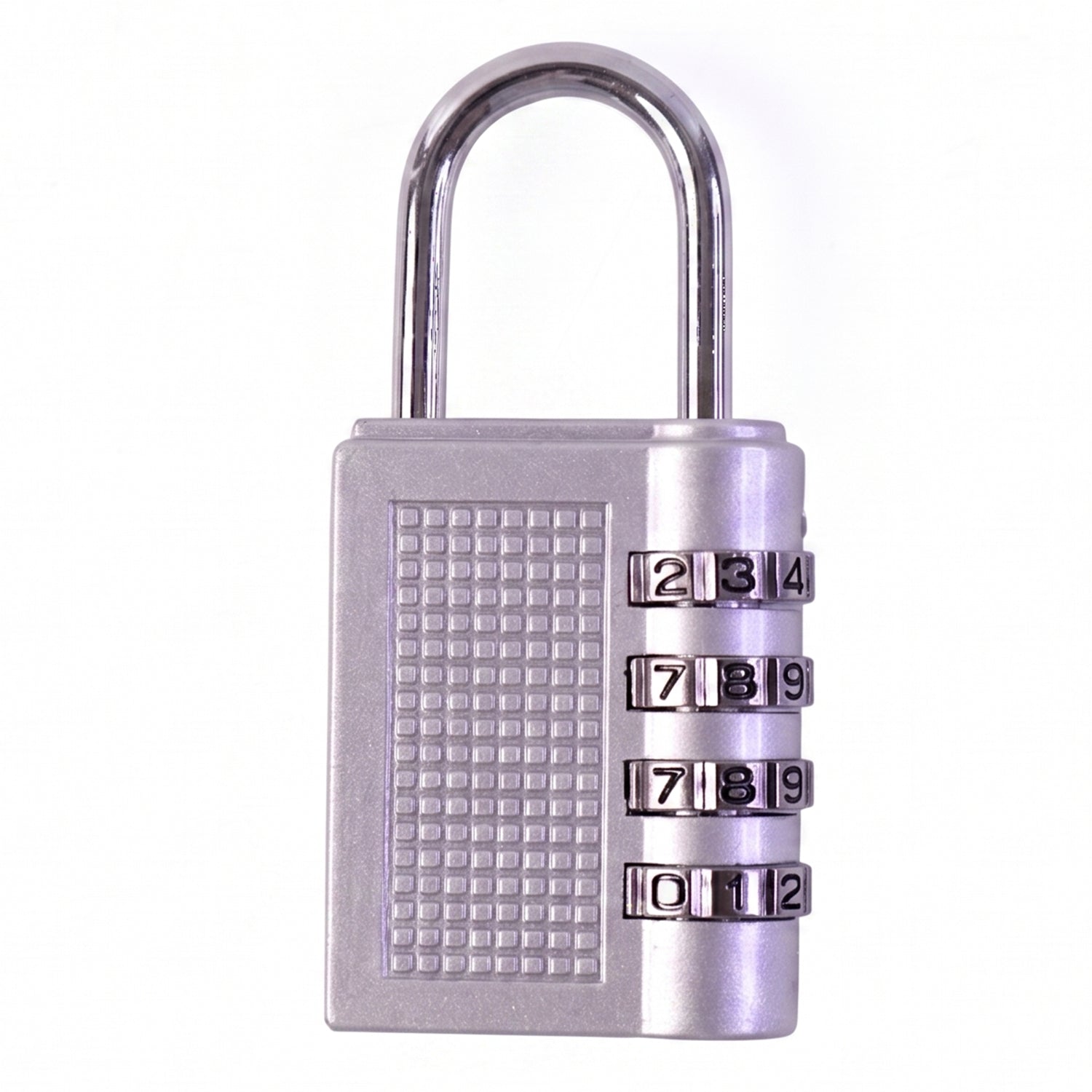 4 Digit Combination Padlock Resettable Number Lock for Luggage and Locker (1 Pc) view 5