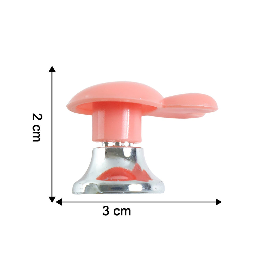 Detailed size dimensions for the bunny ear cabinet knob handle, showing 3.7 cm width and 2.7 cm height.