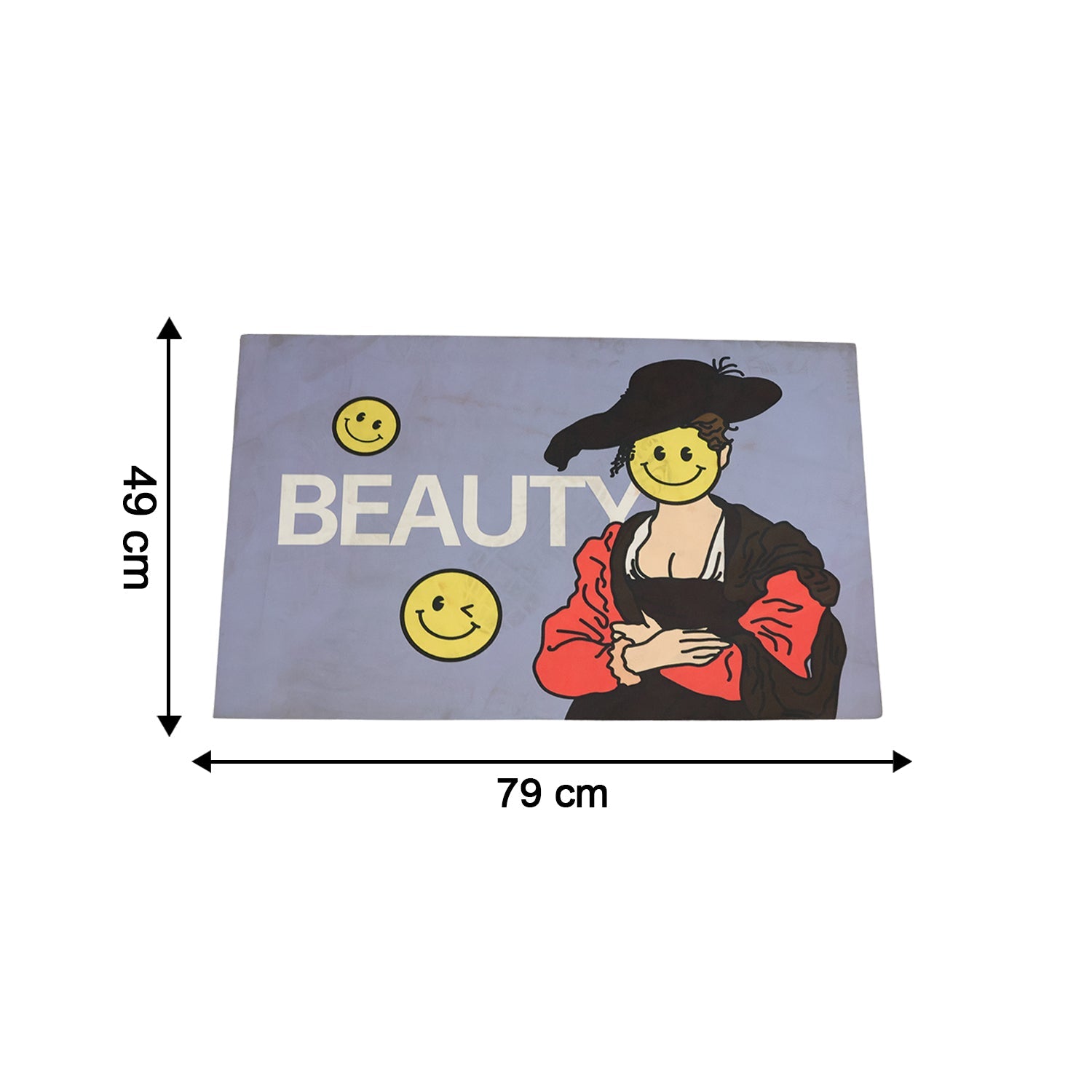 Premium quality non-slip door mat with modern aesthetic
