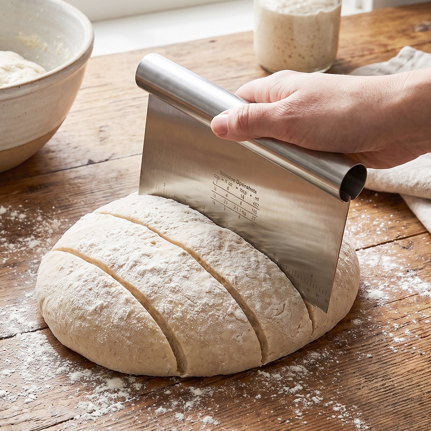 Scraper baking kitchen tool