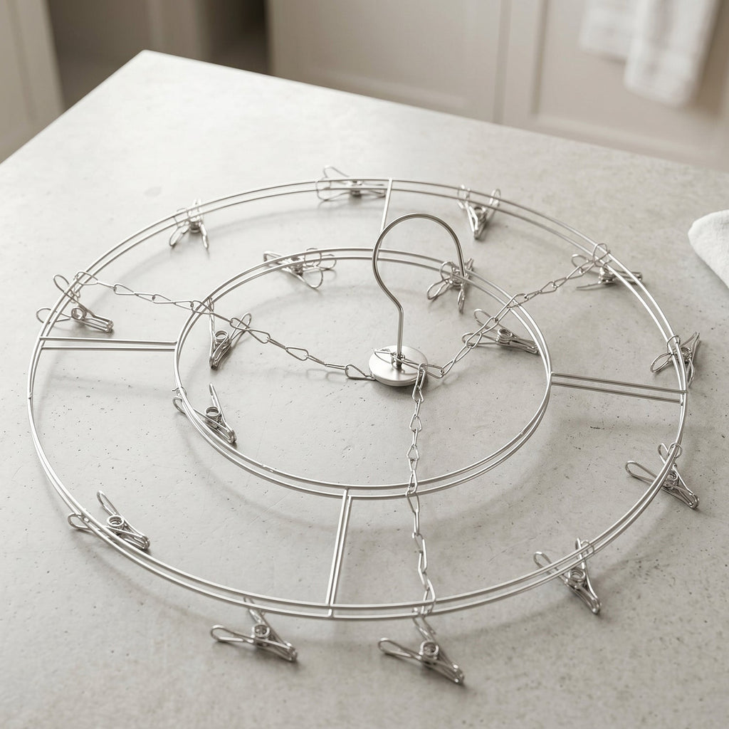 Rustproof steel clip hanger for hanging multiple items at once