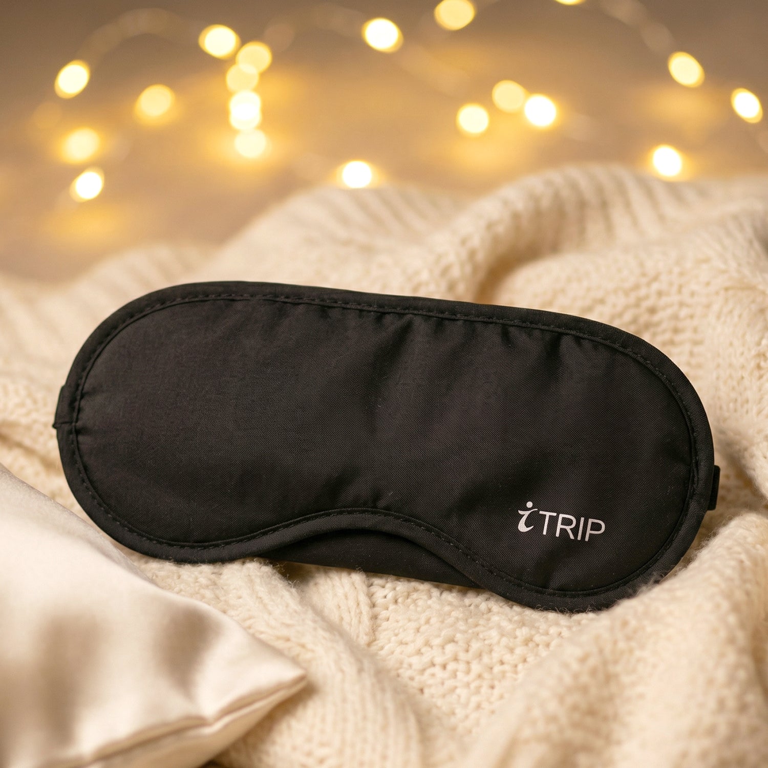 Men Sleeping Eye Mask Light Blocking Soft Adjustable for Sleep Travel (1 Pc)