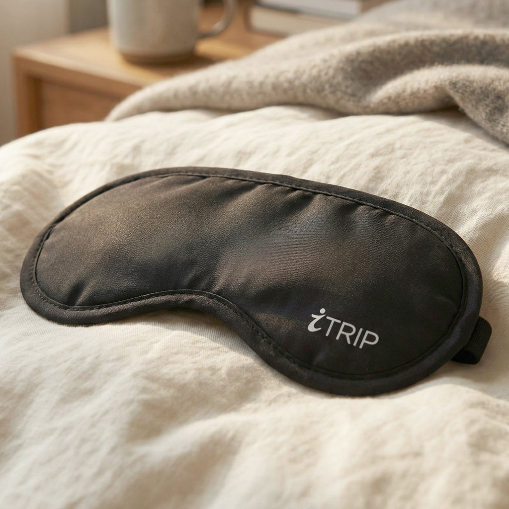 Men Sleeping Eye Mask Light Blocking Soft Adjustable for Sleep Travel (1 Pc)