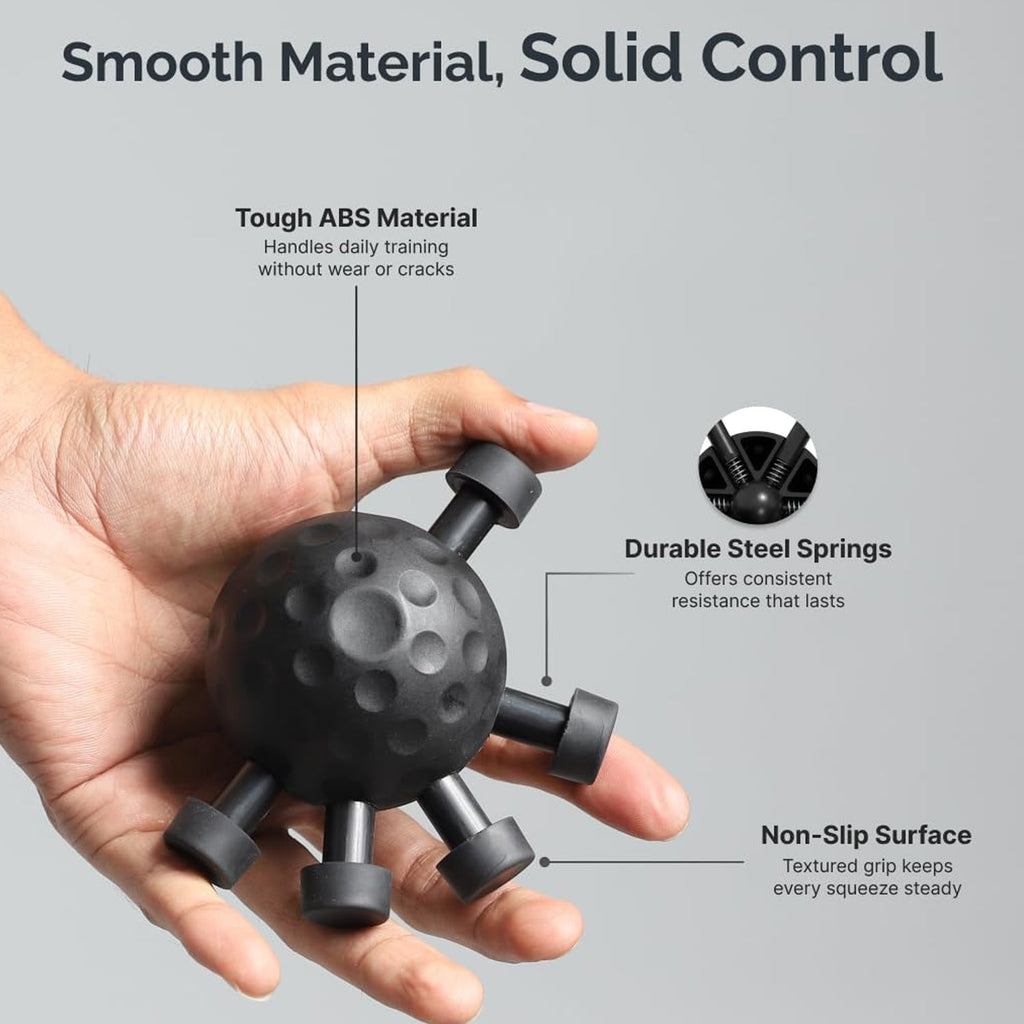 Versatile portable hand workout grip strengthener device.