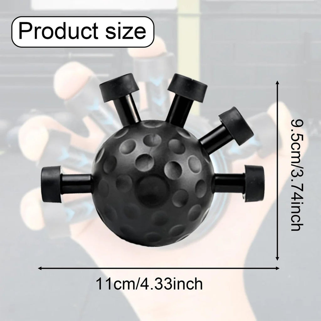 Multi-functional wrist exerciser and finger grip training tool.