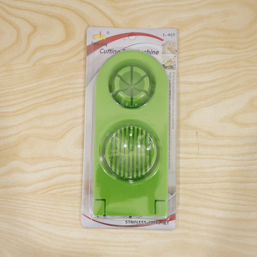 Egg slicer and wedge cutter for quick, uniform egg pieces