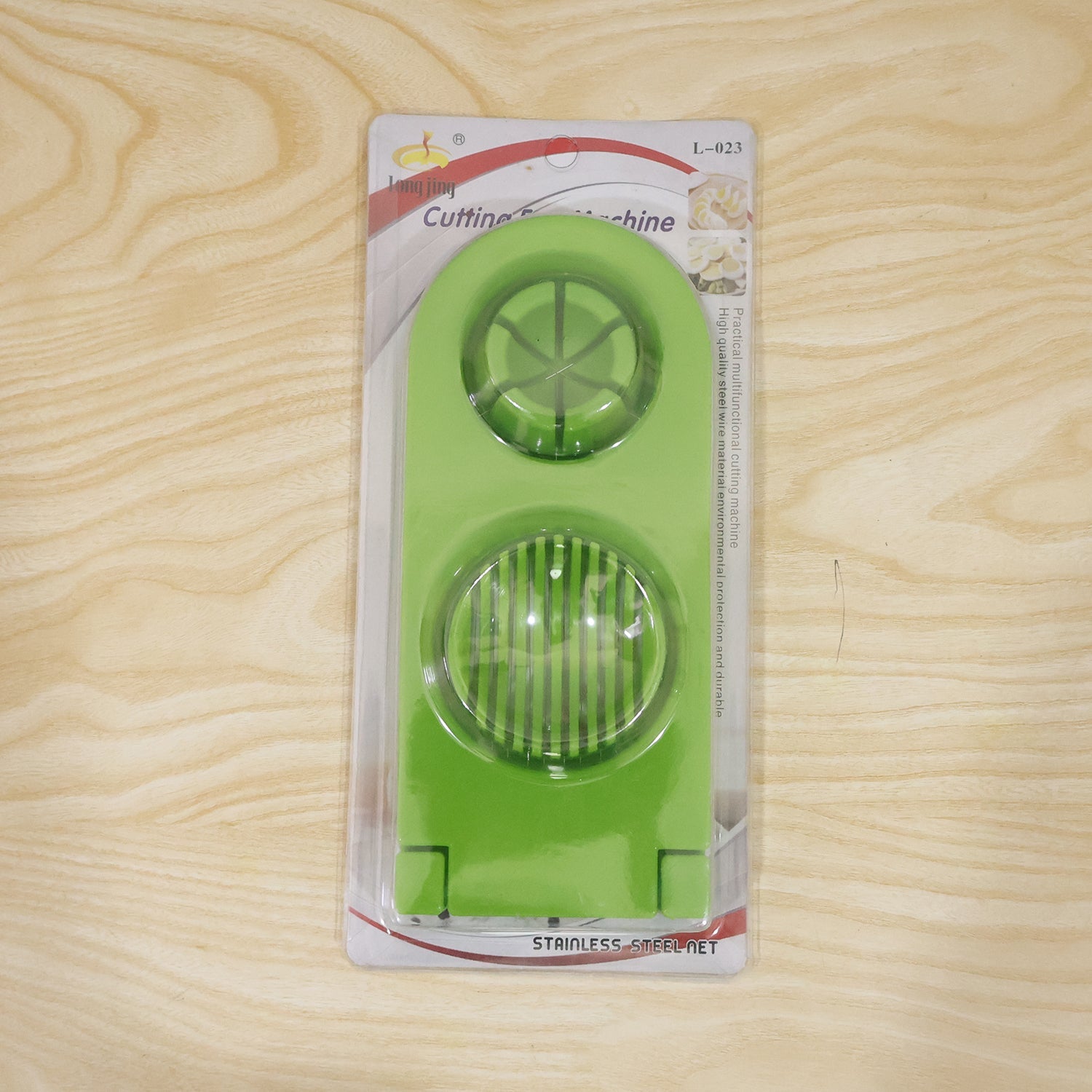 Egg slicer and wedge cutter for quick, uniform egg pieces