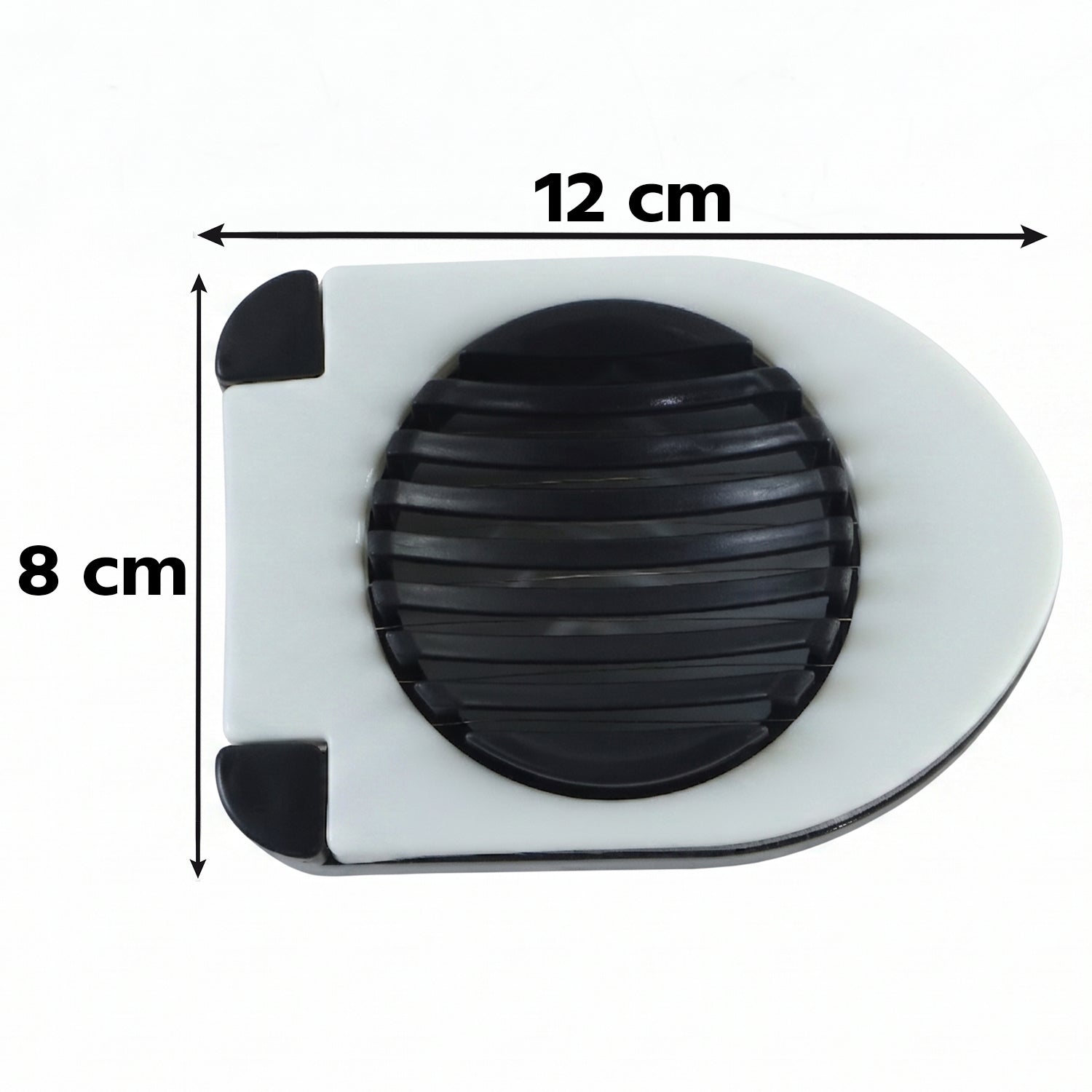 Easy to use egg slicer with sturdy stainless steel wires