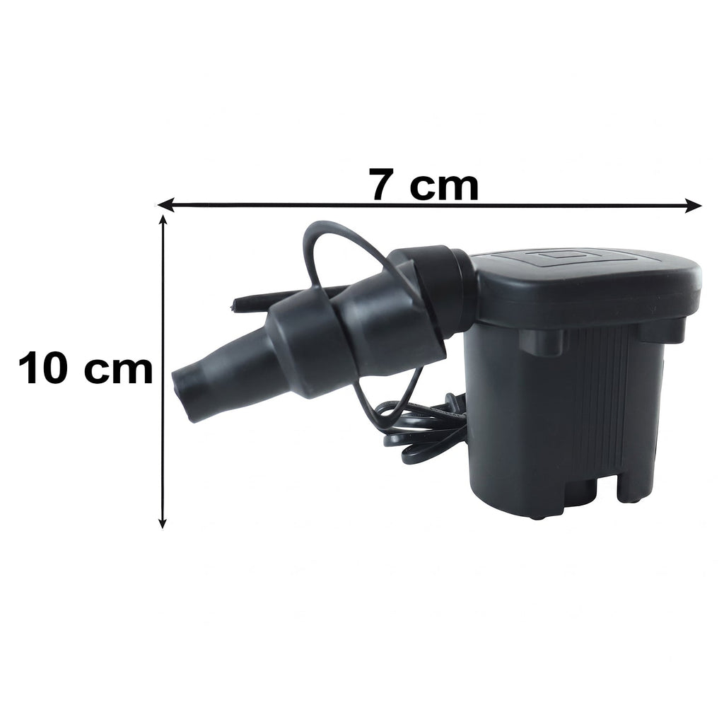 Electric air pump deflate mode