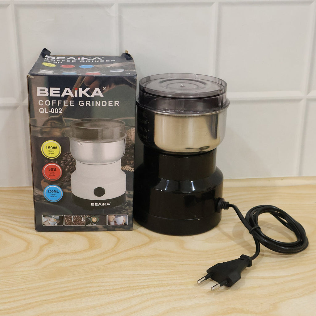 Durable stainless steel coffee and spice grinder
