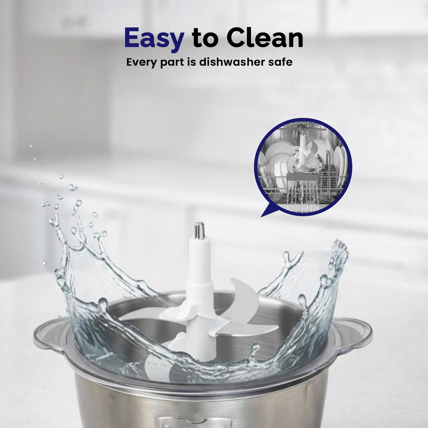 Electric Food Processor – 2 Litre Capacity for Easy Cooking