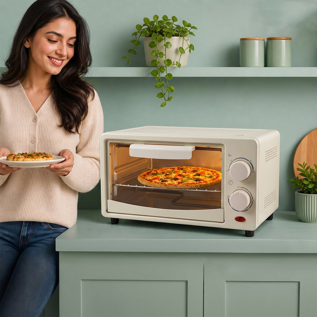 Portable OTG oven toaster for home baking and reheating