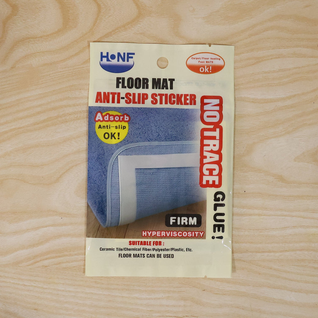 Anti slip mat fixing stickers for tiles, wood and hard floors