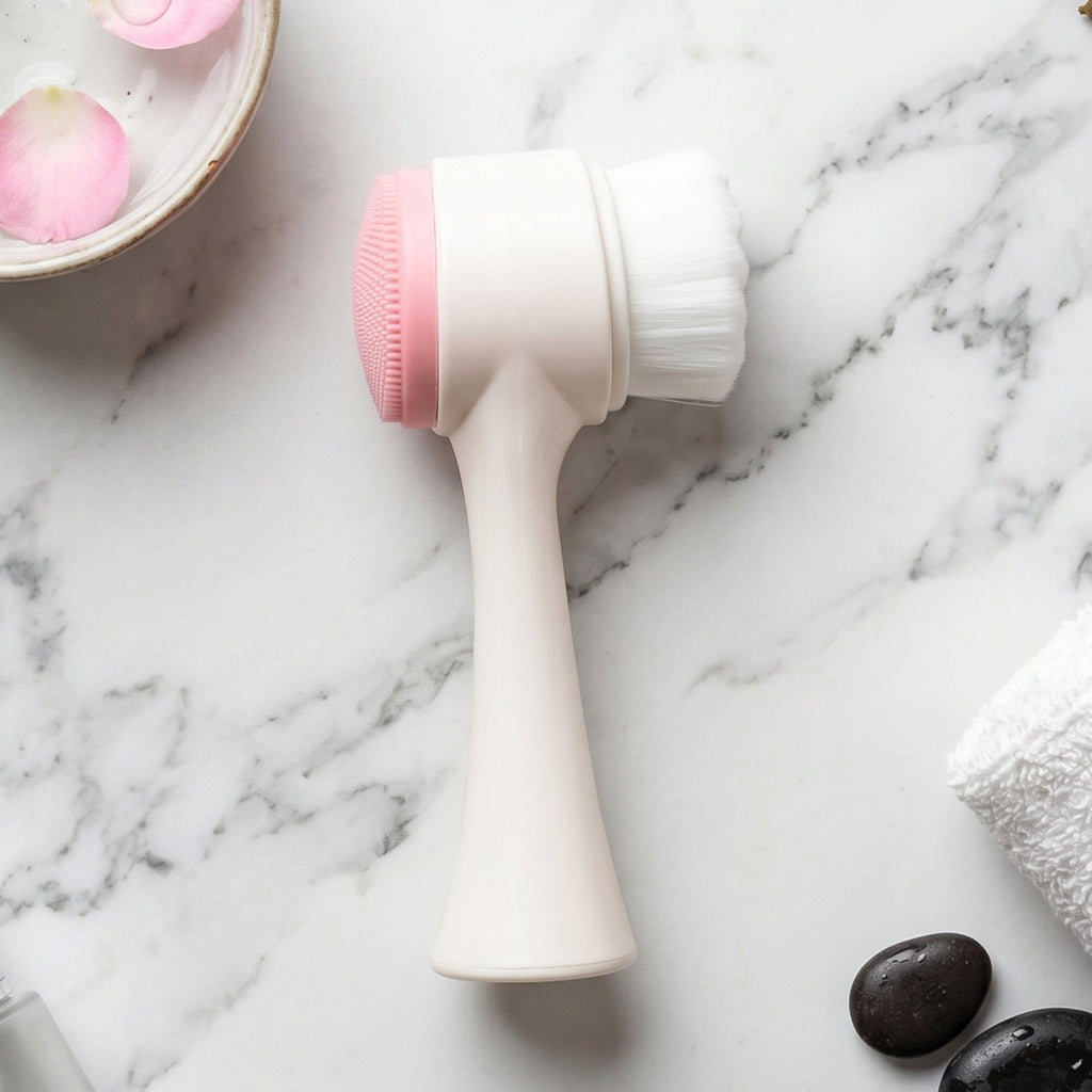 Exfoliation massage face brush