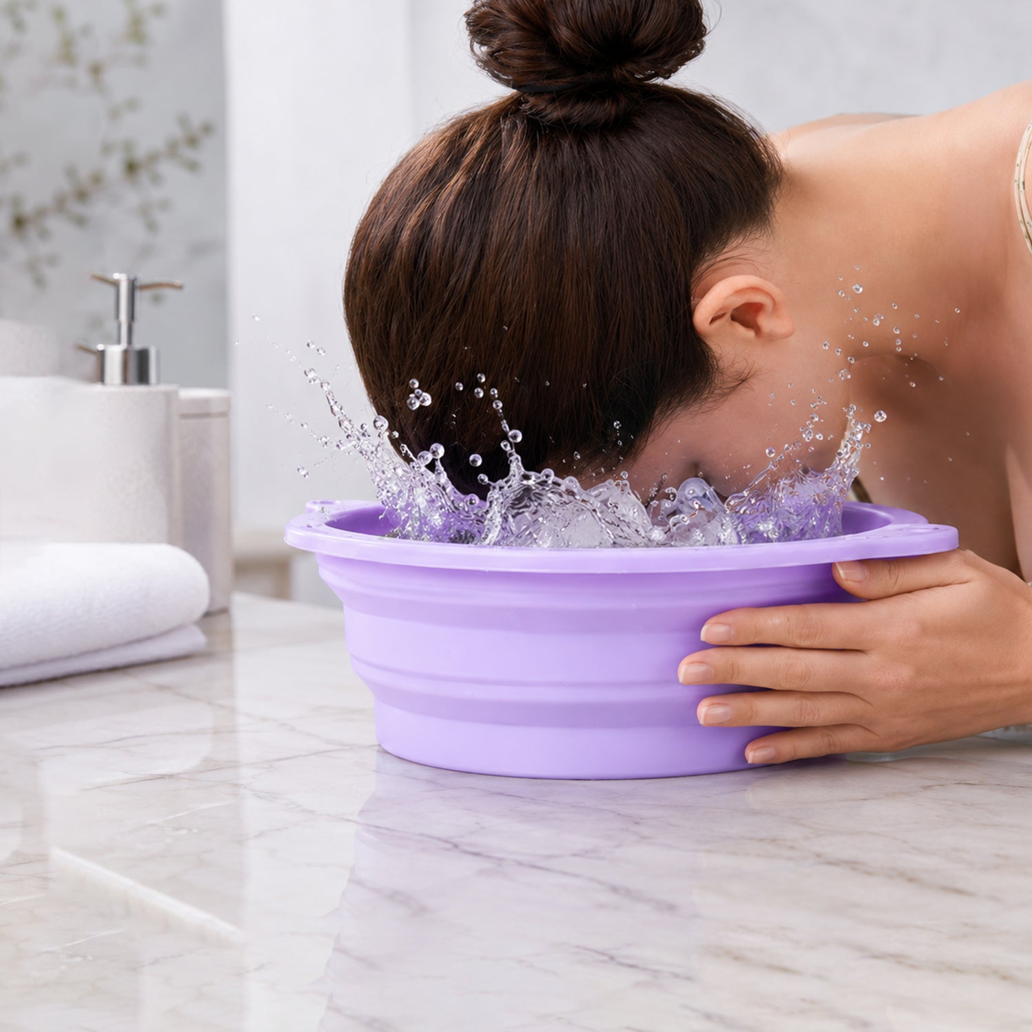 Facial Ice Bowl – Skin Tightening & Puffiness Reduction Tool