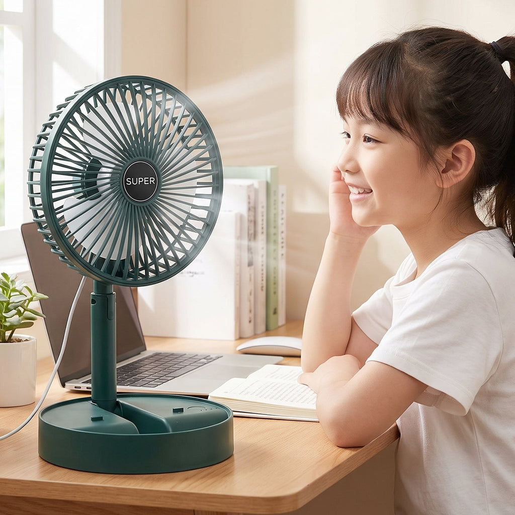 Personal cooling USB fan for offices and dorms