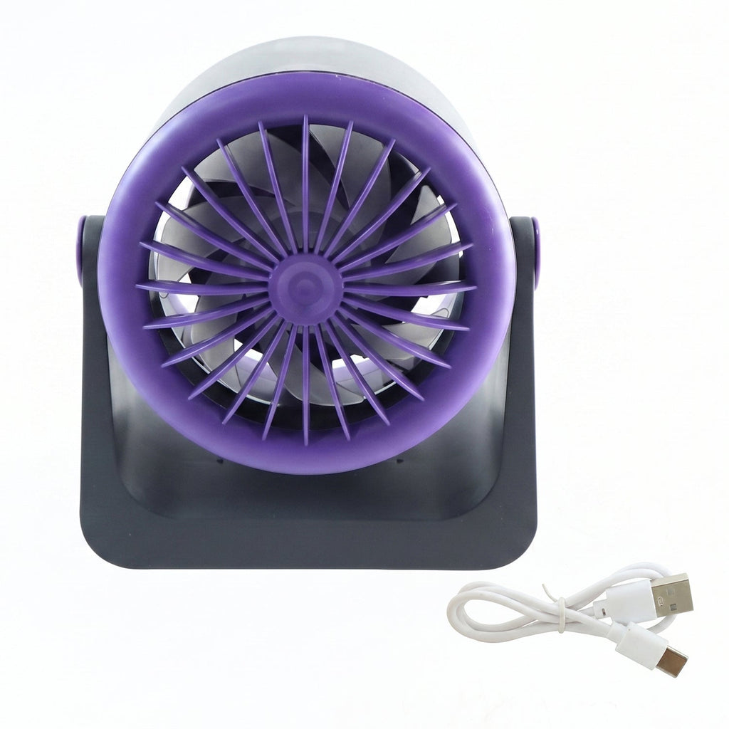 Small air circulation fan for personal cooling anywhere