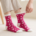 Soft Socks Comfortable Breathable Stretchable Assorted Design Colour (1 Pair)
