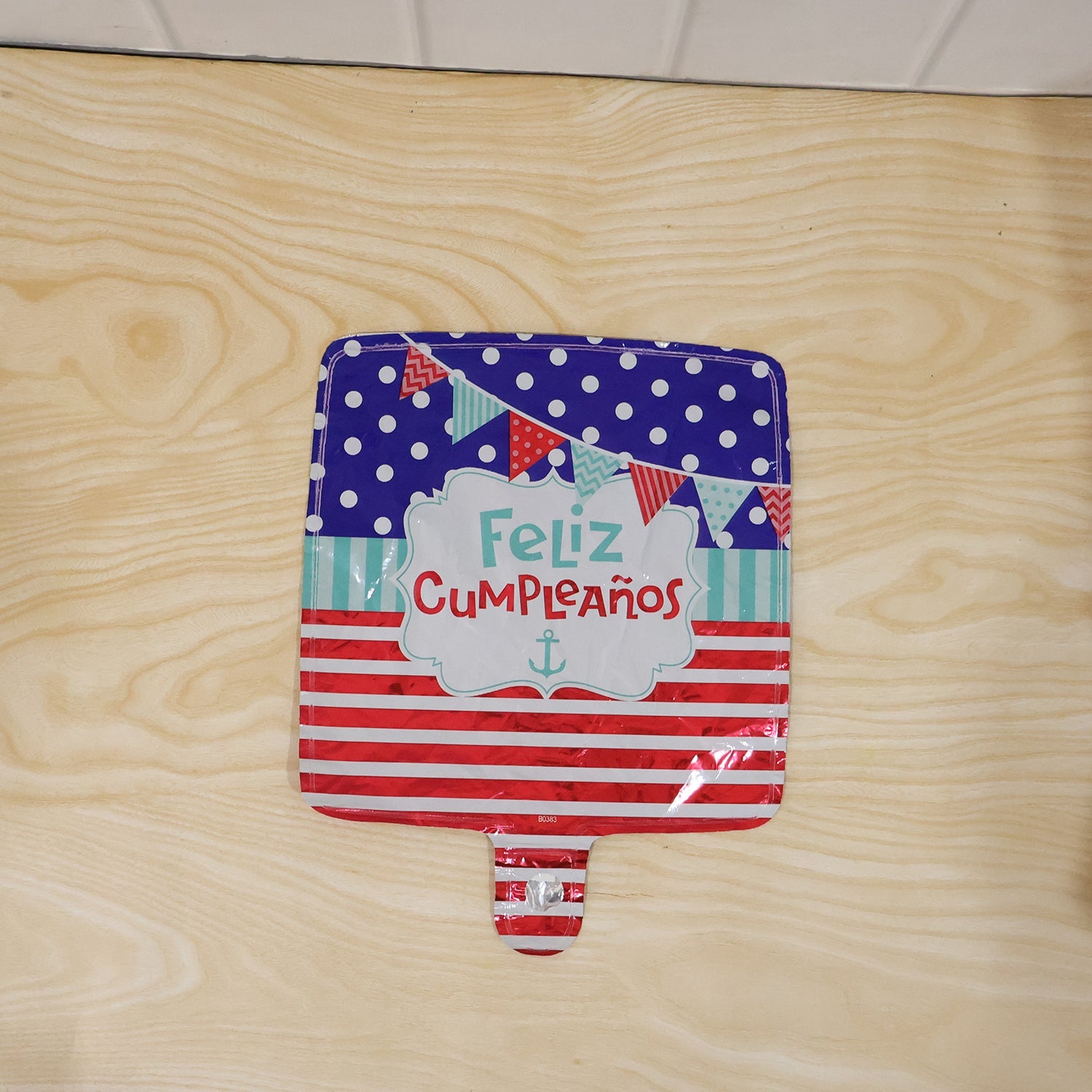 Feliz foil birthday balloon in celebration use