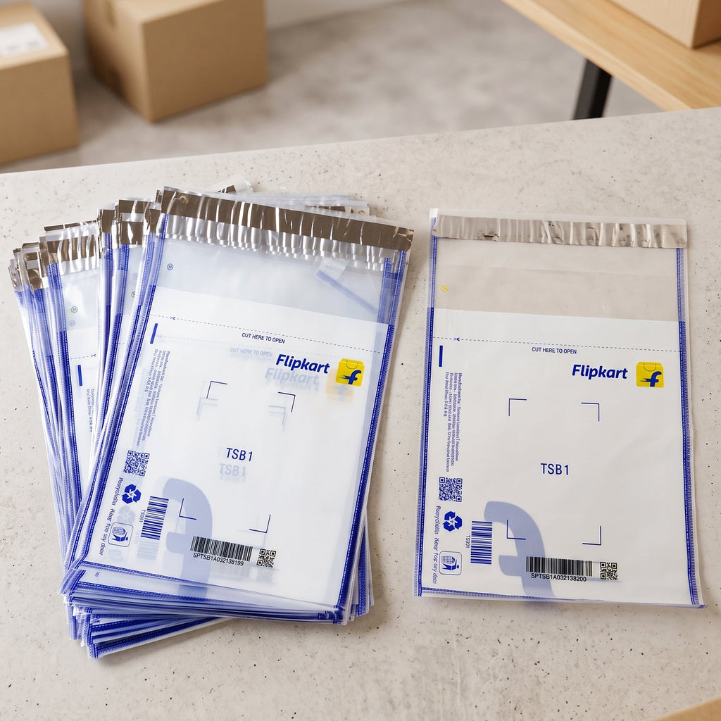 Secure tamper evident courier bags for deliveries