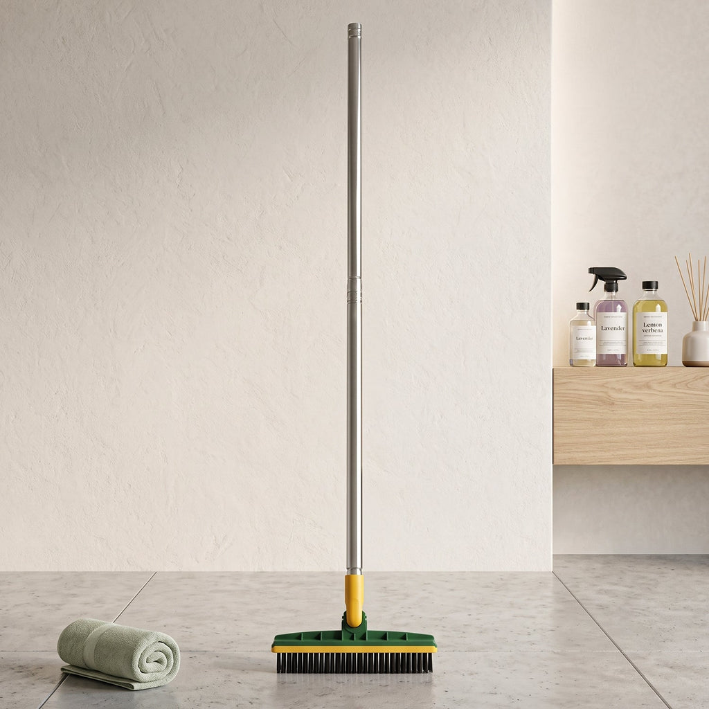 Floor scrubbing bathroom use