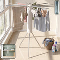 Foldable octopus clothes drying rack stand with tripod and cloth hanger (1 pc)