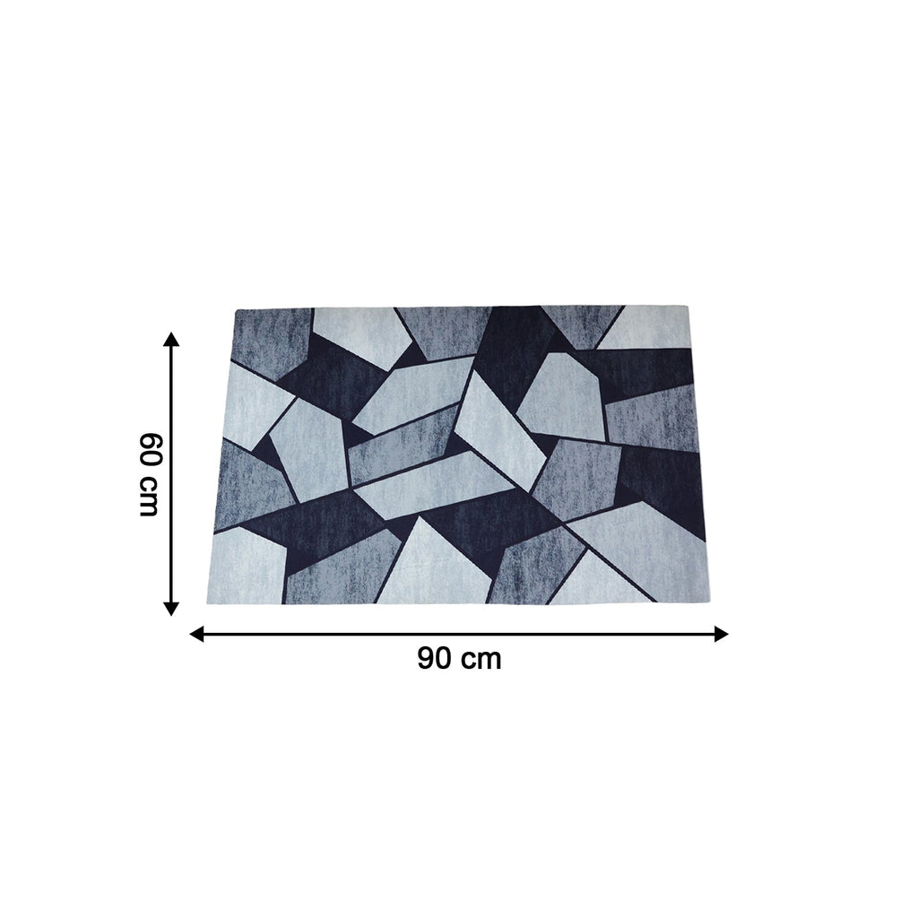 Decorative geometric floor mat for stylish home decor