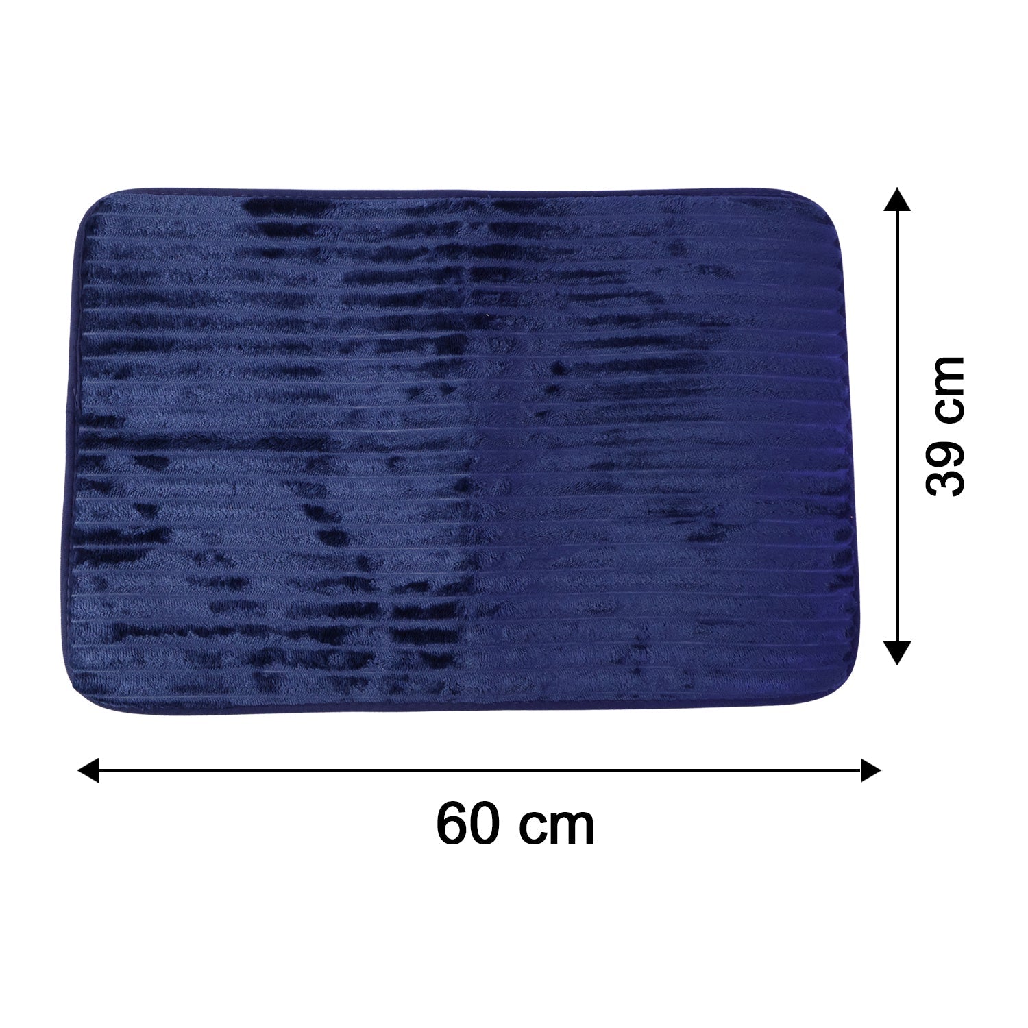 Cushioned memory foam mat for bathroom comfort