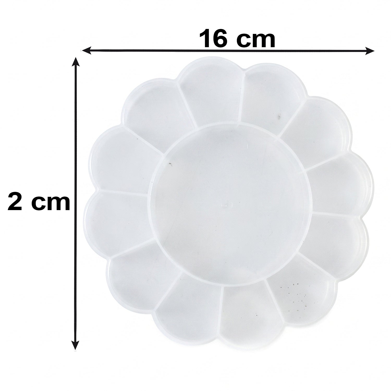 Transparent organizer lid view