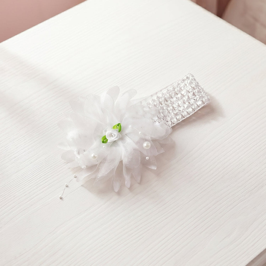 Colorful floral headband for baby girls, lightweight and durable