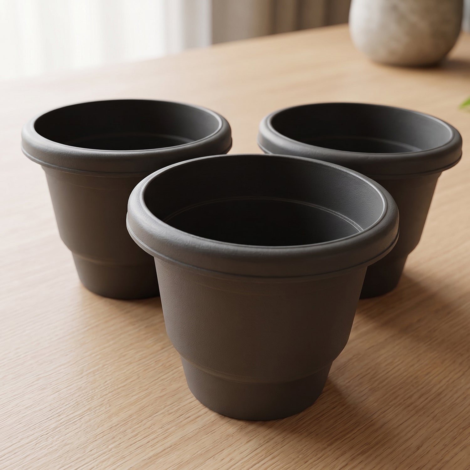 Flower pot planter white bg