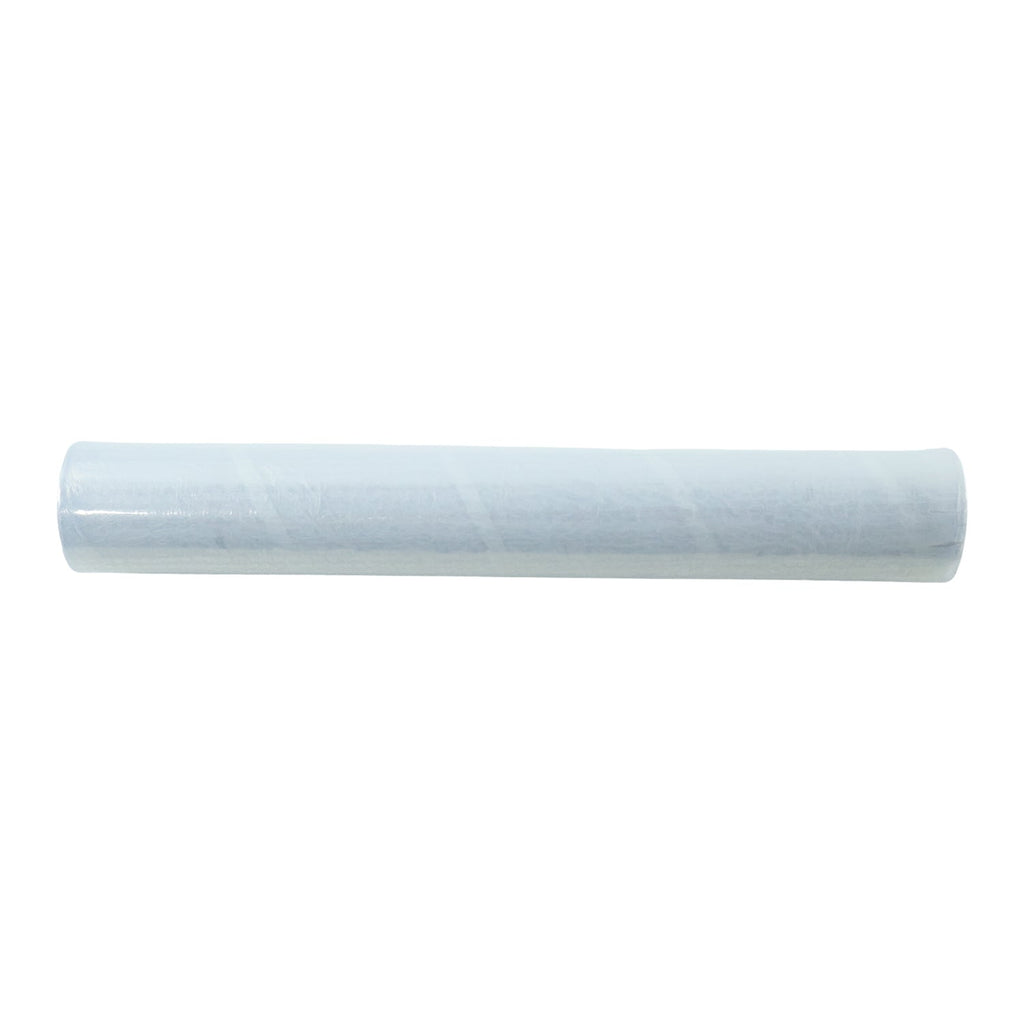 Food cling wrap being used to cover bowls