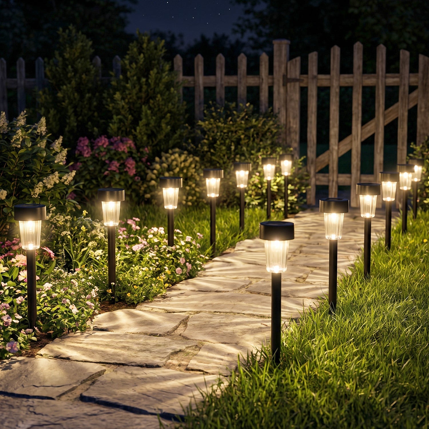 Garden solar lights lawn use