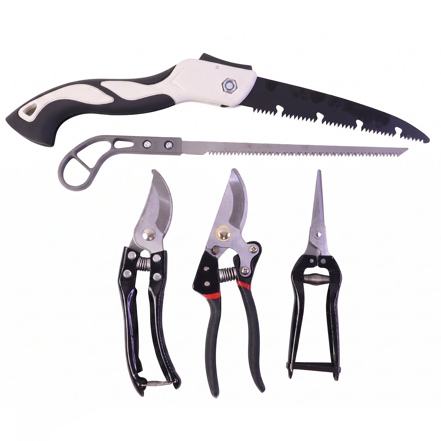 5-piece garden tool set perfect for pruning and trimming plants
