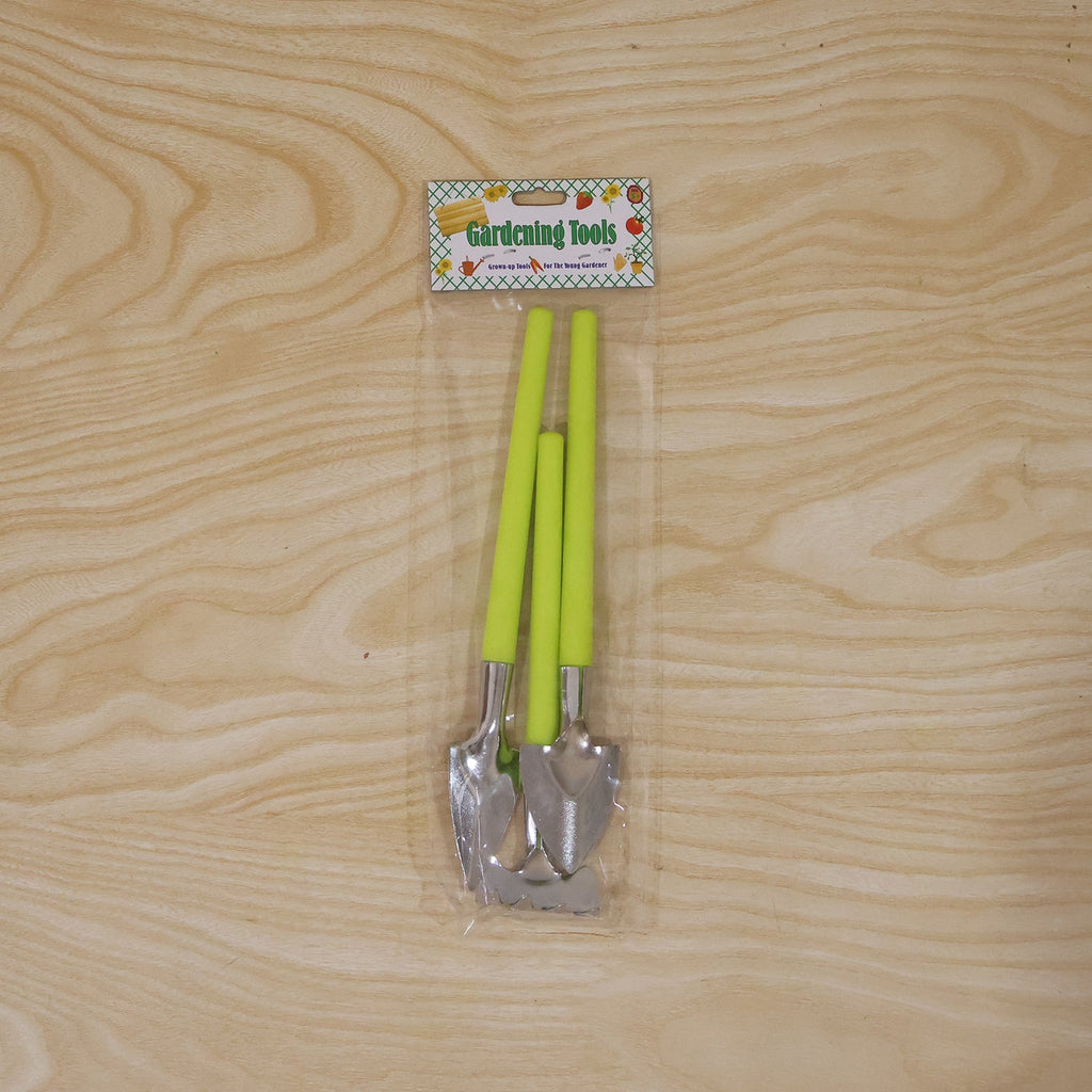 Everyday use of the mini gardening tools for maintaining potted plants indoors.
